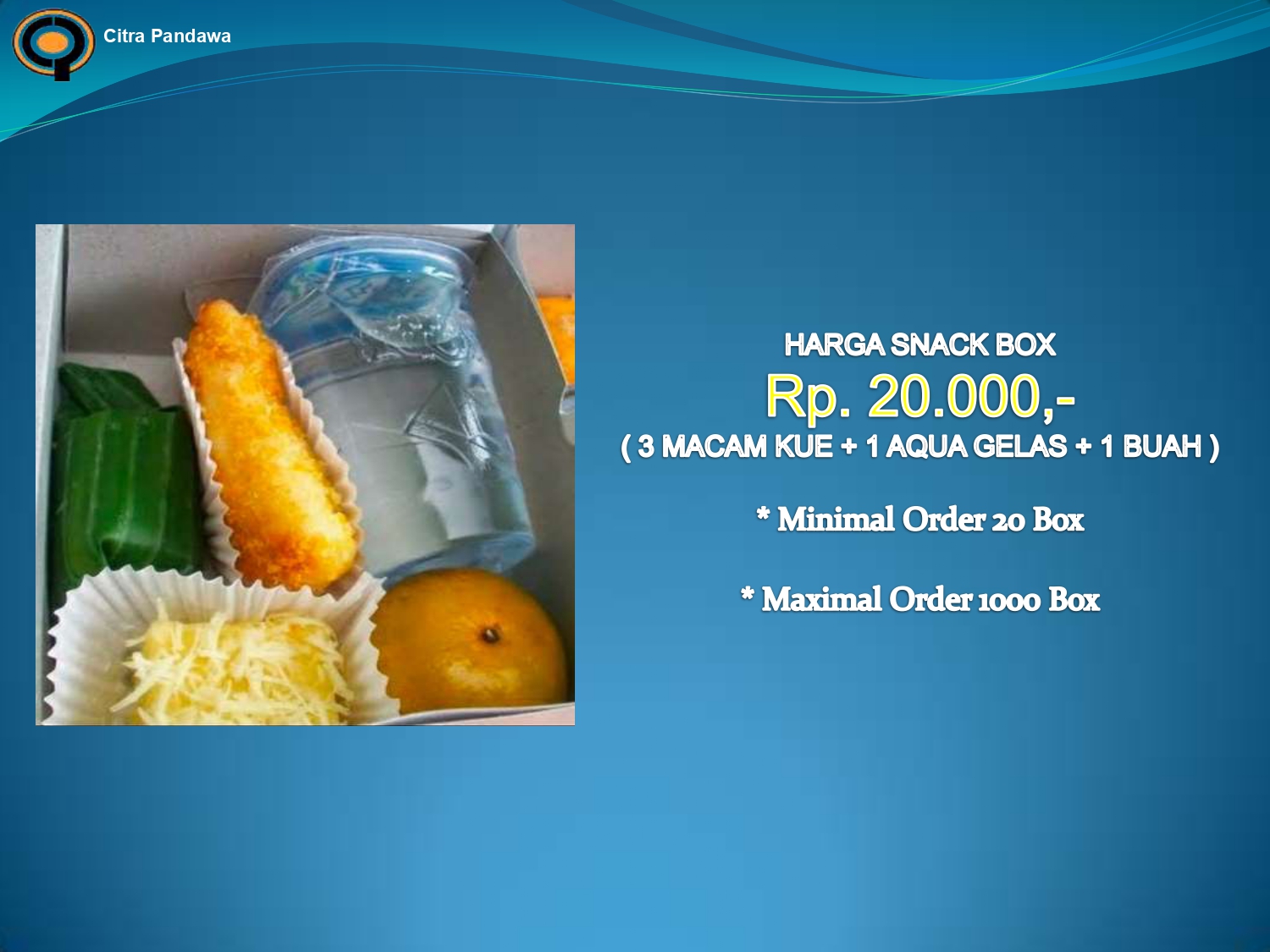 Snack Box 3 Citra Pandawa