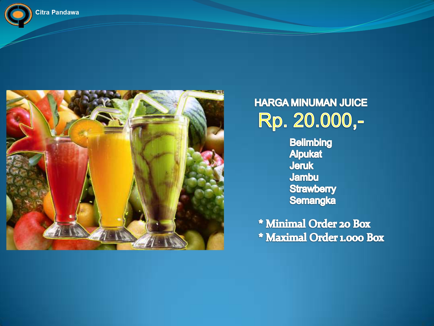 Minuman Juice Citra Pandawa