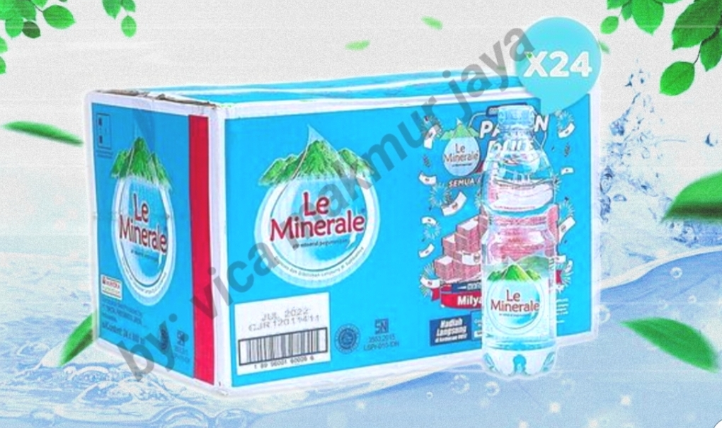 Air Mineral LE MINERALE 600ml x 24 Pcs/Dus