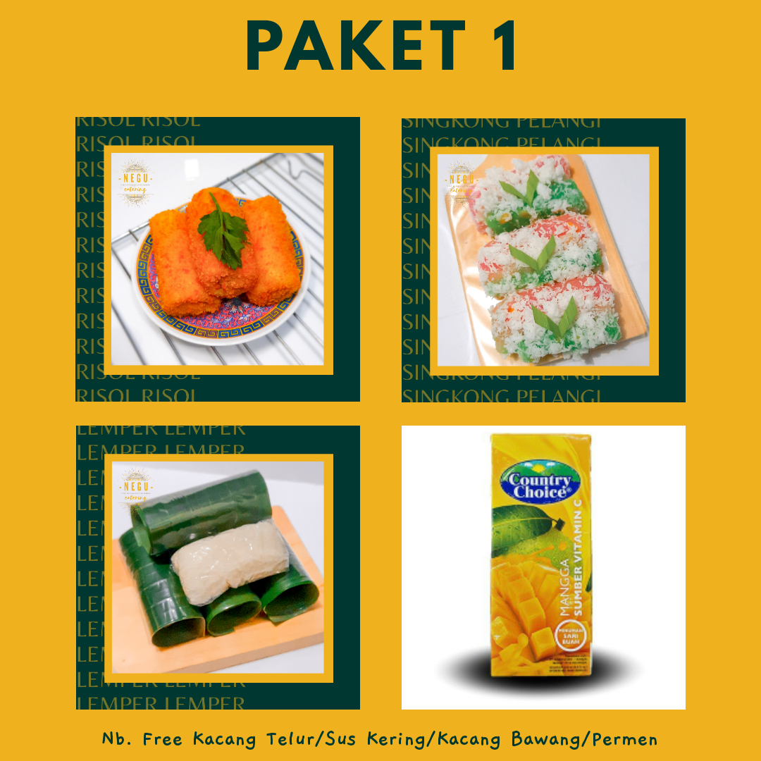 Paket 1 Snack Box by NEGU