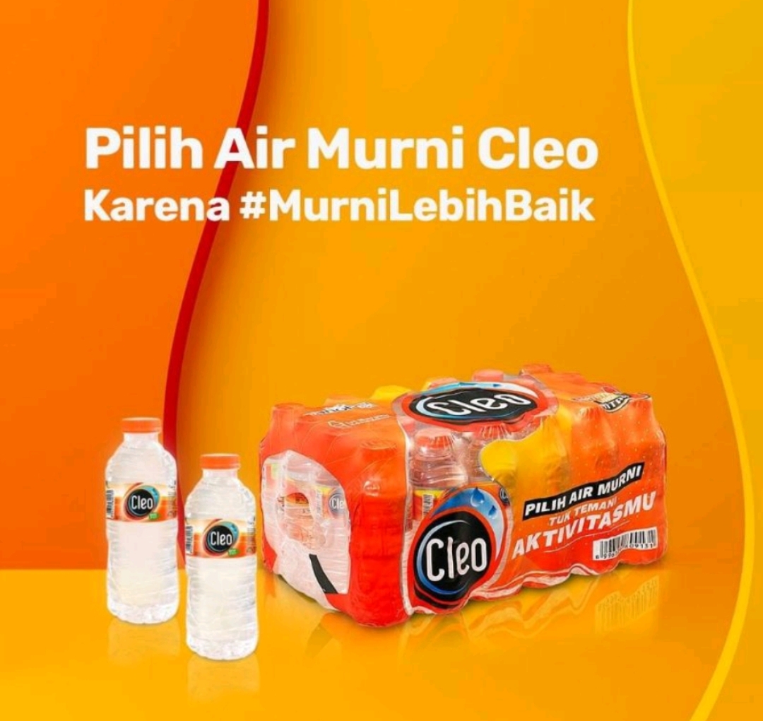 Air Minum Cleo 220 Ml isi 24 botol