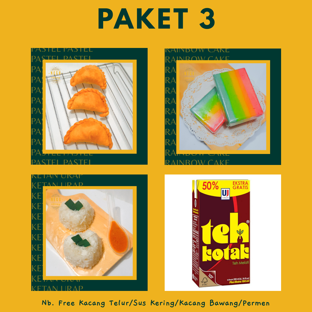 Paket 3 Snack Box by NEGU