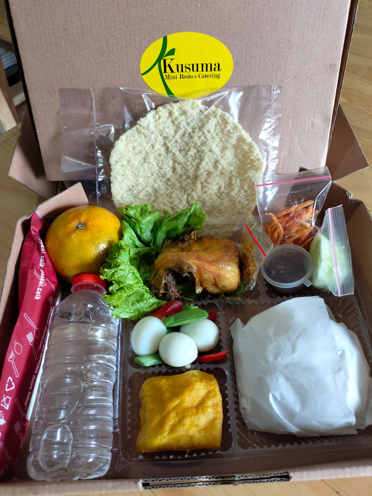 NASI KUSUMA MINI AYAM, DAGING, IKAN GORENG