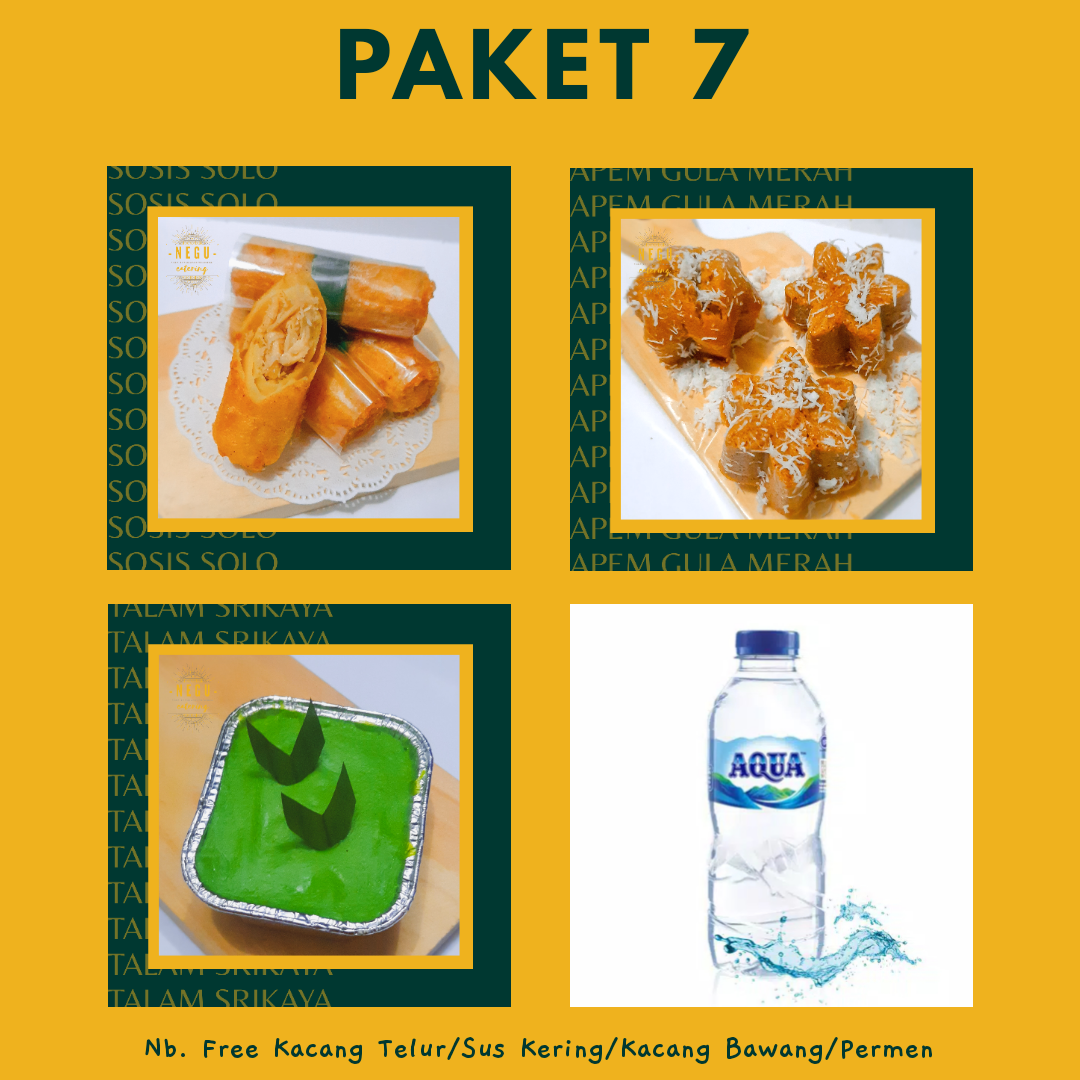 Paket 7 Snack Box by NEGU