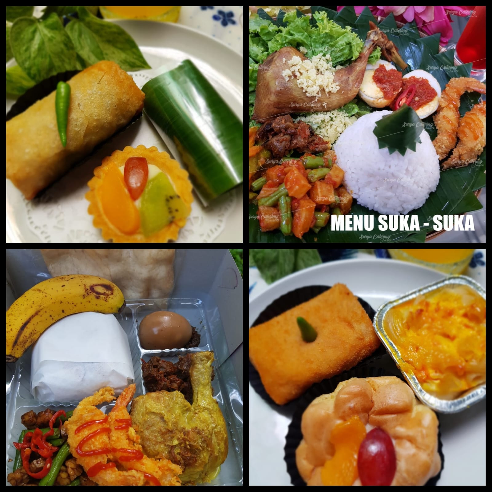 Paket Snack &amp; Nasi Box Surya Catering