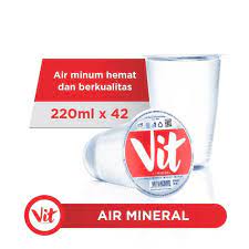 Air mineral VIT Dus isi 220 ml