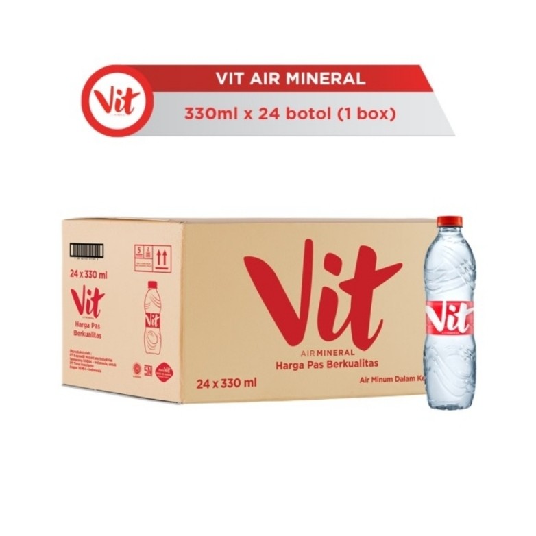 Air Mineral Kemasan Vit 330 ml