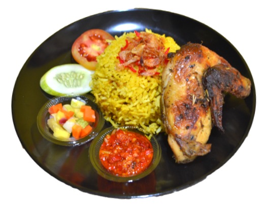 NASI BIRYANI AYAM ROASTED REGULER