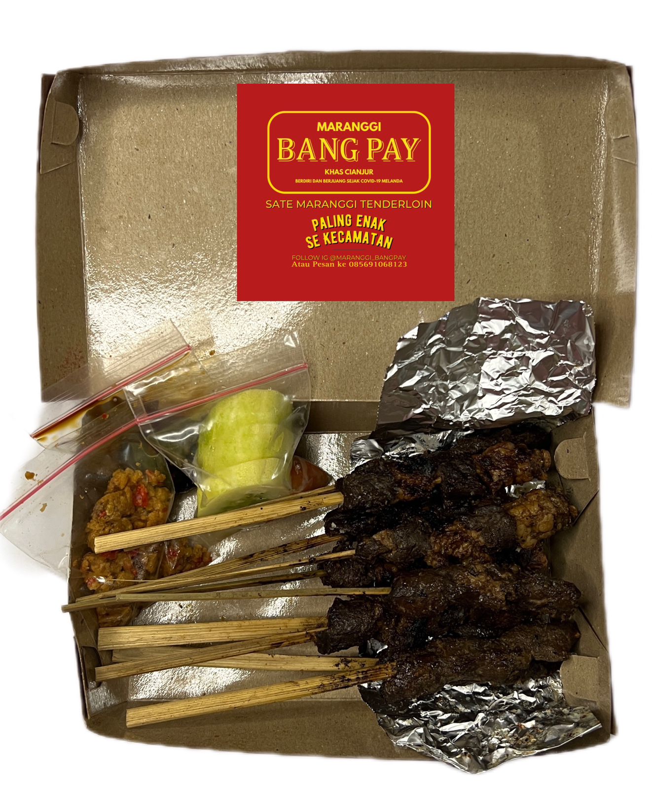 Sate Maranggi Mix 10 Tusuk