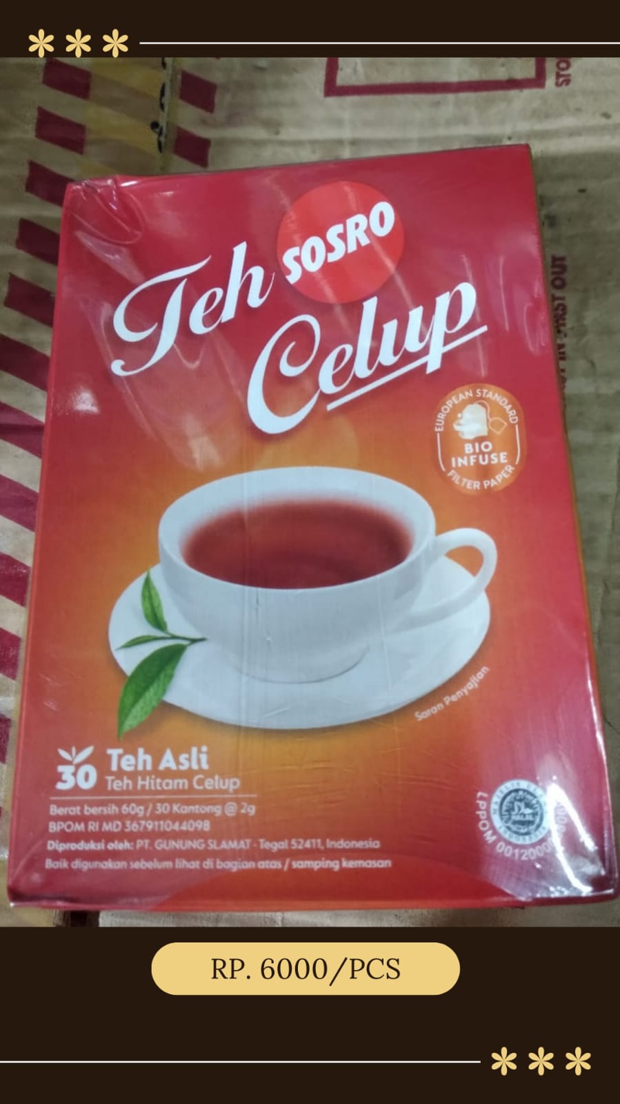 Teh Celup Sosro