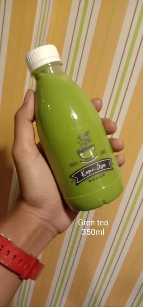 green tea ukuran 350 ml