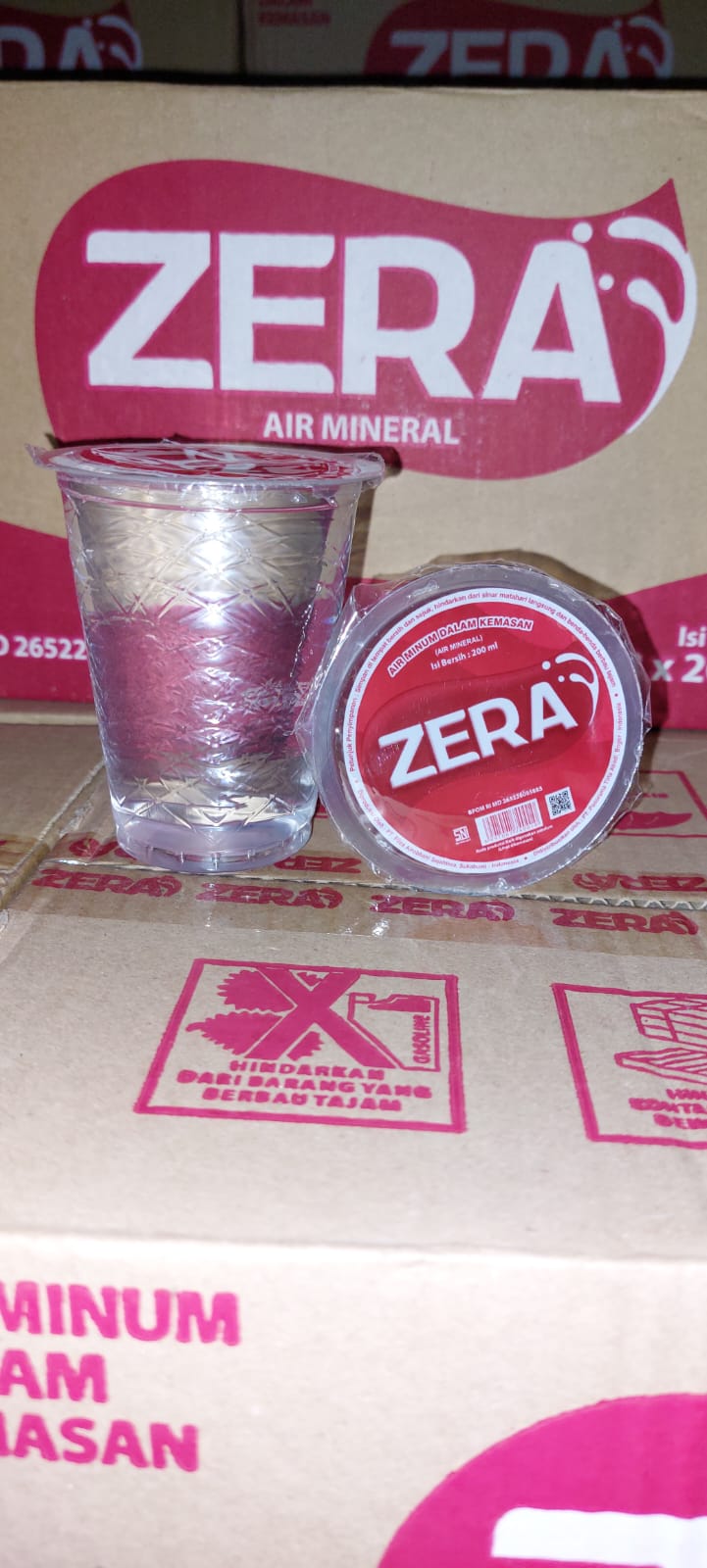 Air Minum Zera Cup 200ml