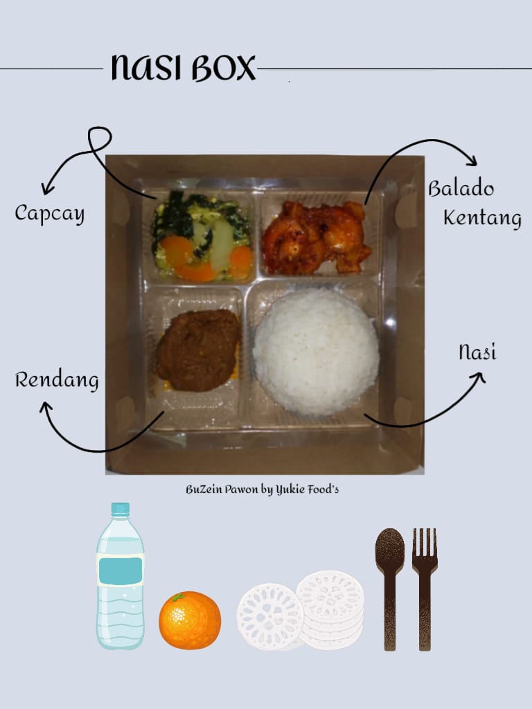 Nasi Box 1 Yukie Foods