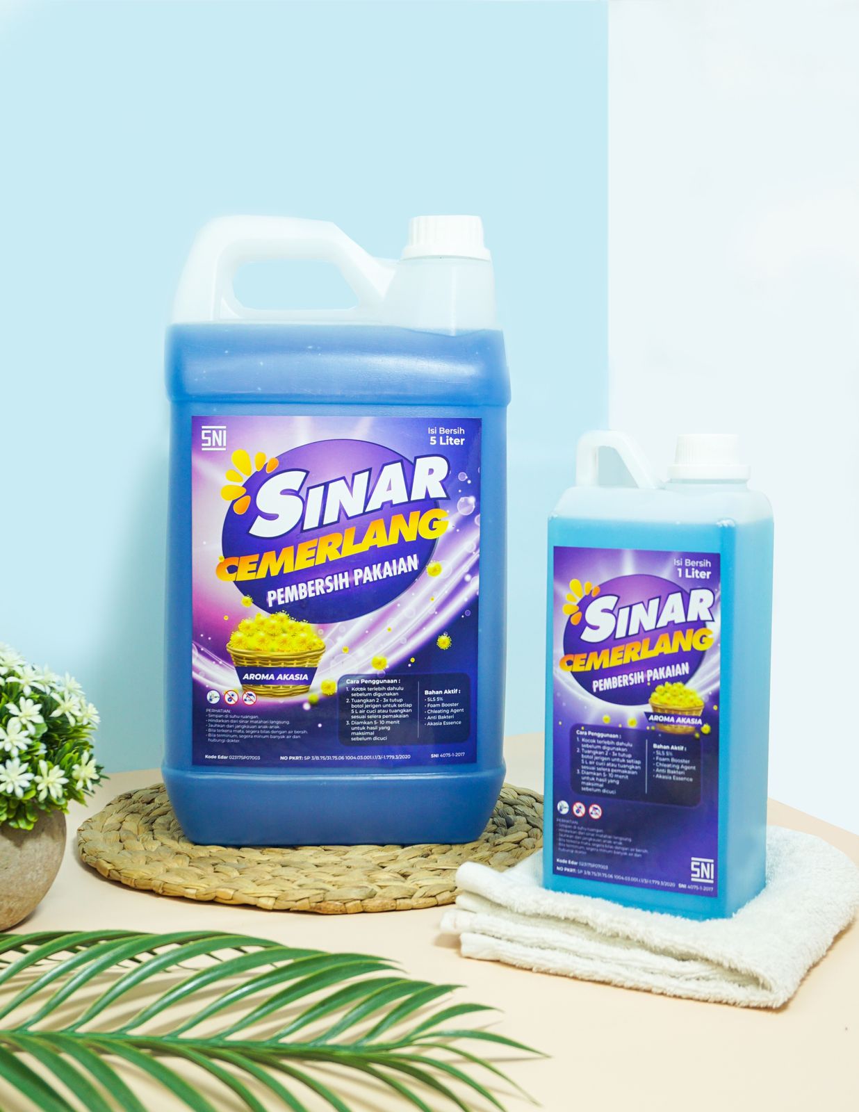 Detergen Sinar Cemerlang Aroma Akasia 5 liter