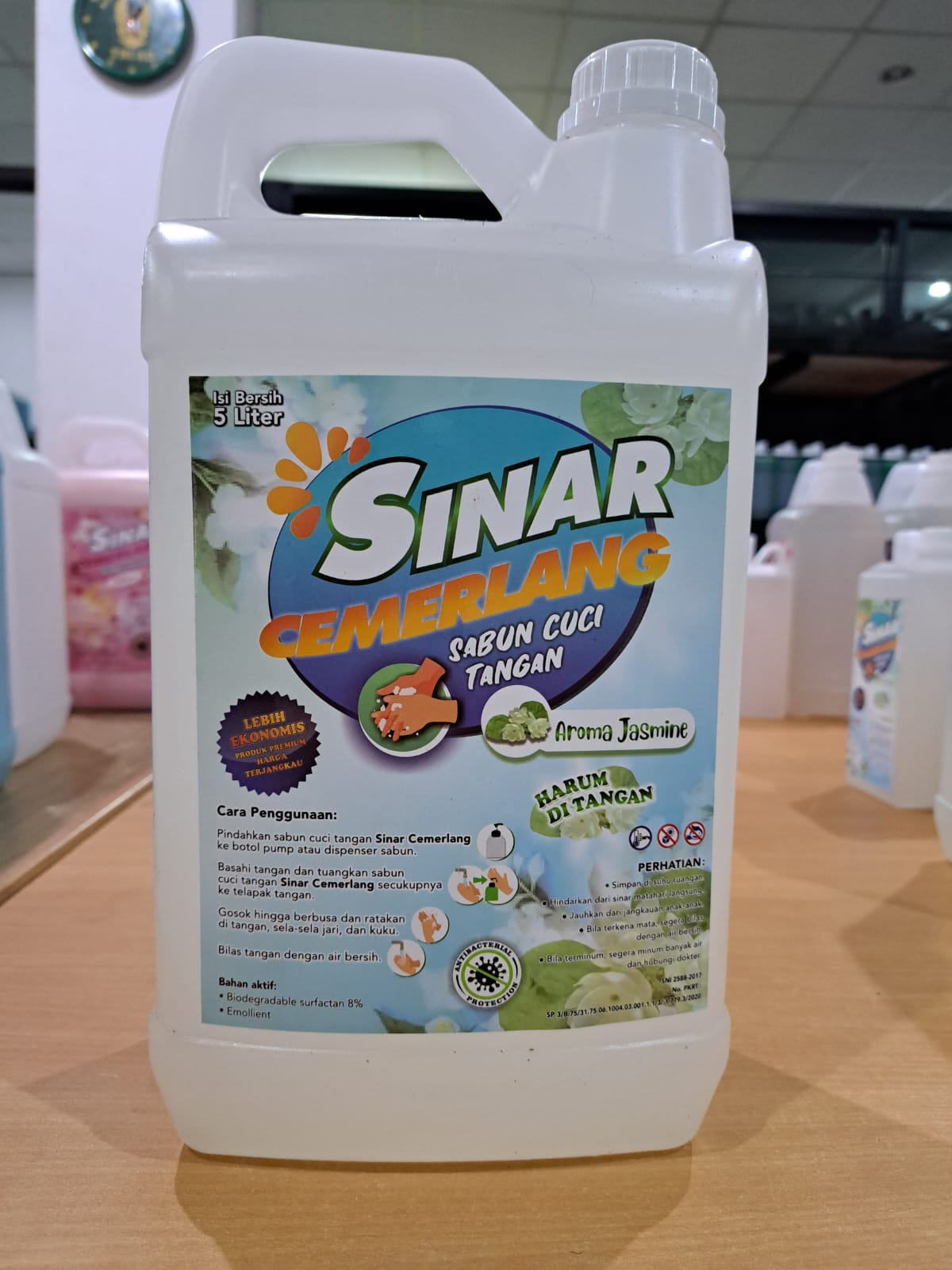 Sabun Cuci Tangan Sinar Cemerlang Aroma Jasmine 5 Liter