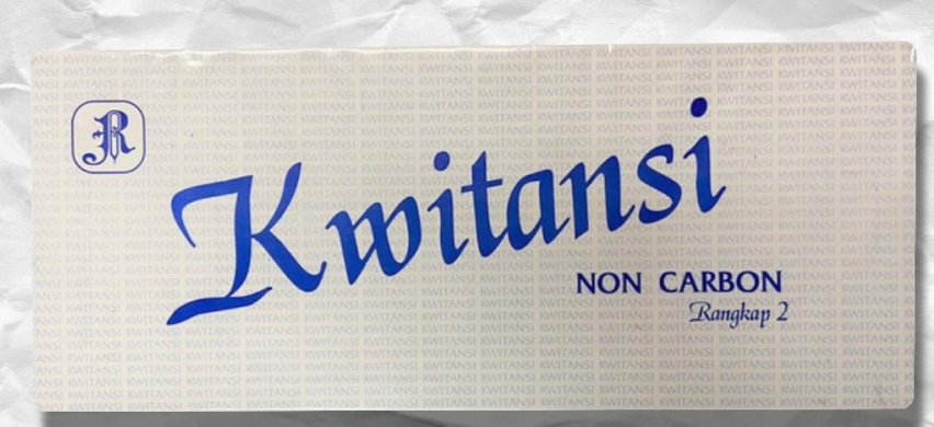 Buku Kwitansi 2ply Rangkap 2 NCR Non Carbon