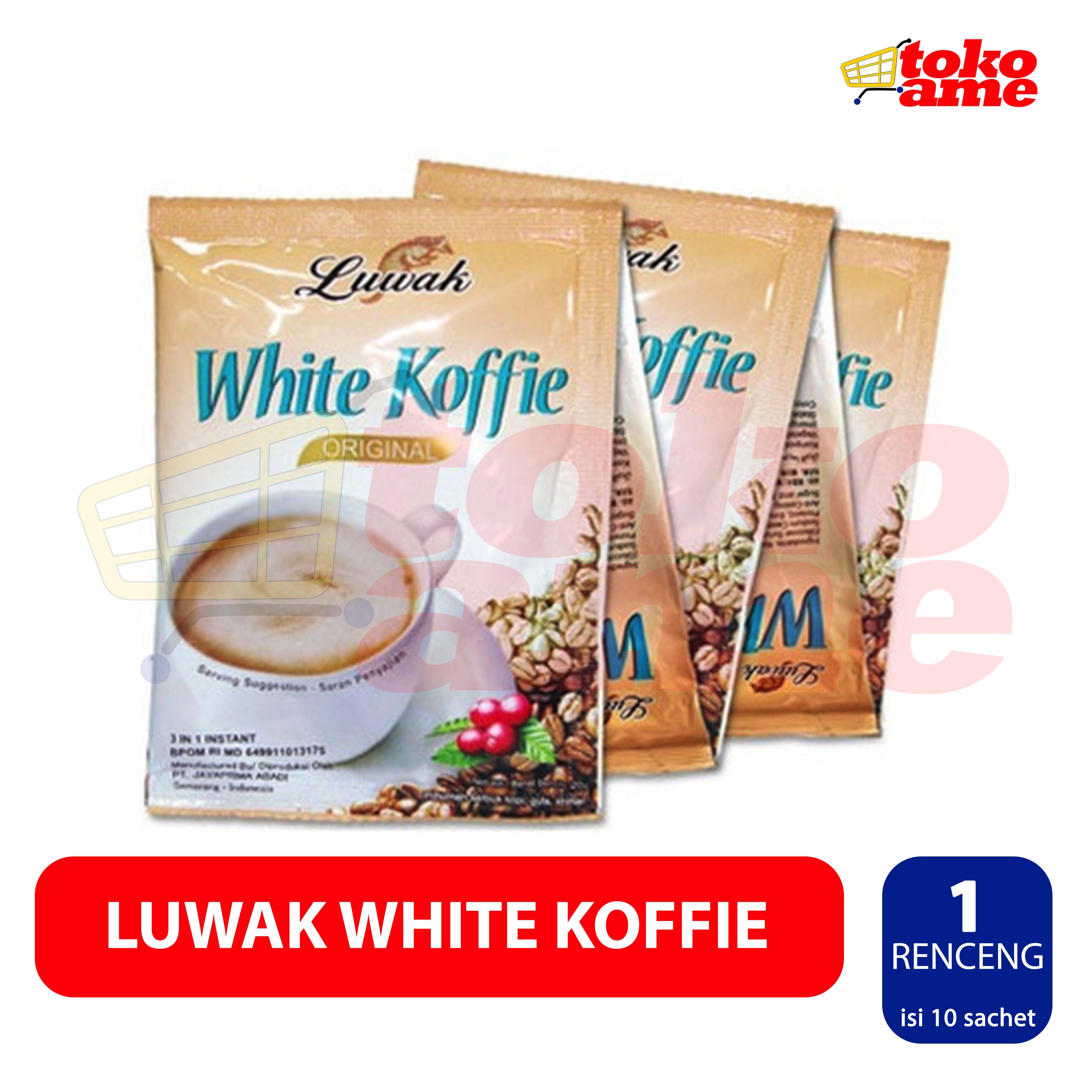 Luwak White Koffie (isi 10 Sachet)