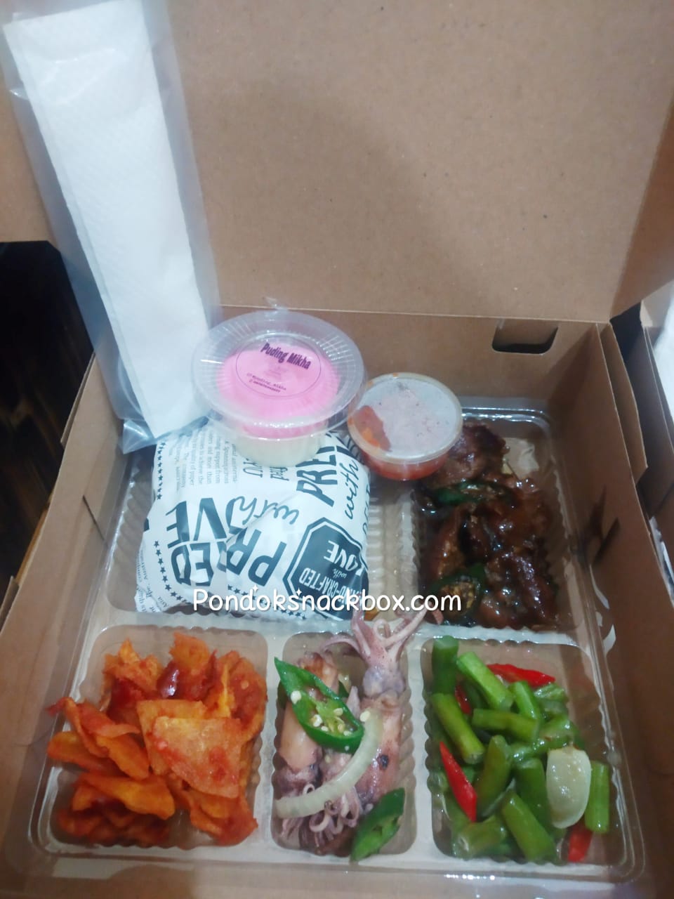 Nasi Box KOMPLIT (Daging)