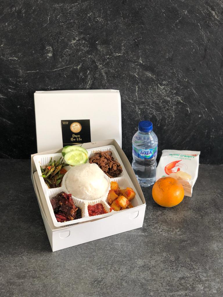 Nasi Box Rendang Suwir