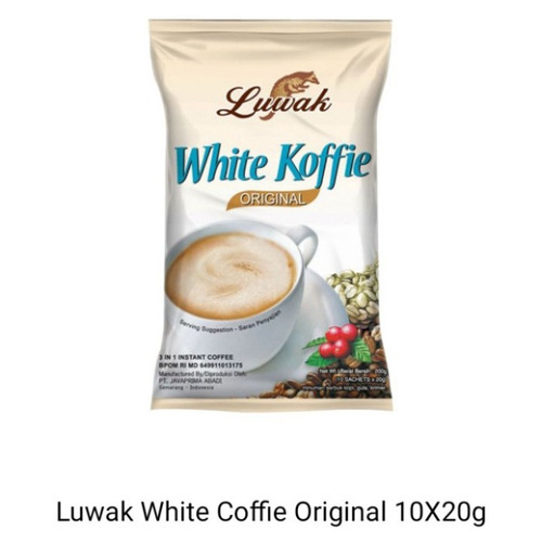 Luwak White Coffee 20 gram x 10 sachet