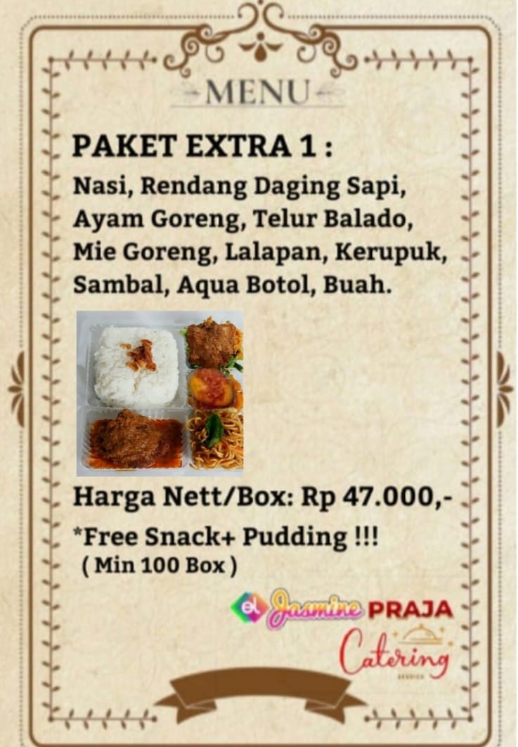 nasi box paket extra 1