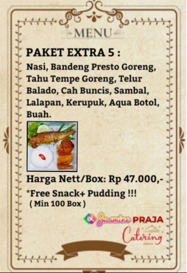 Nasi box paket extra 5