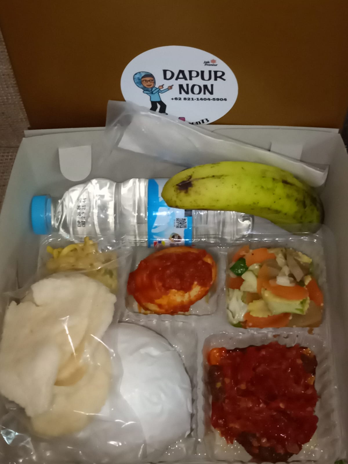 PAKET NASI BOX II Daging Balado