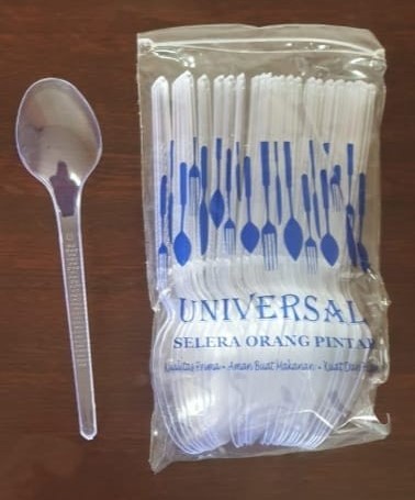 SENDOK/GARPU PLASTIK