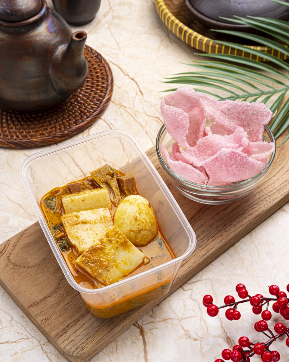 Lontong Sayur Nangka + Telor