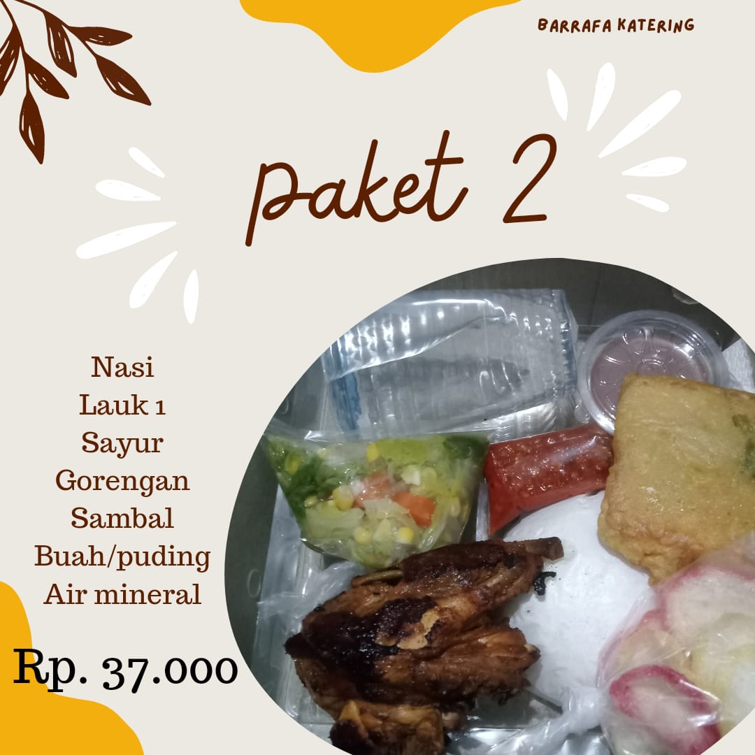 Paket 2 Nasi Kotak Barafa