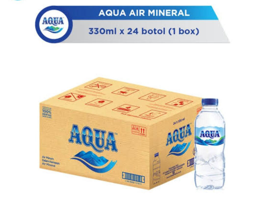 Air Mineral 330 ml Aqua1