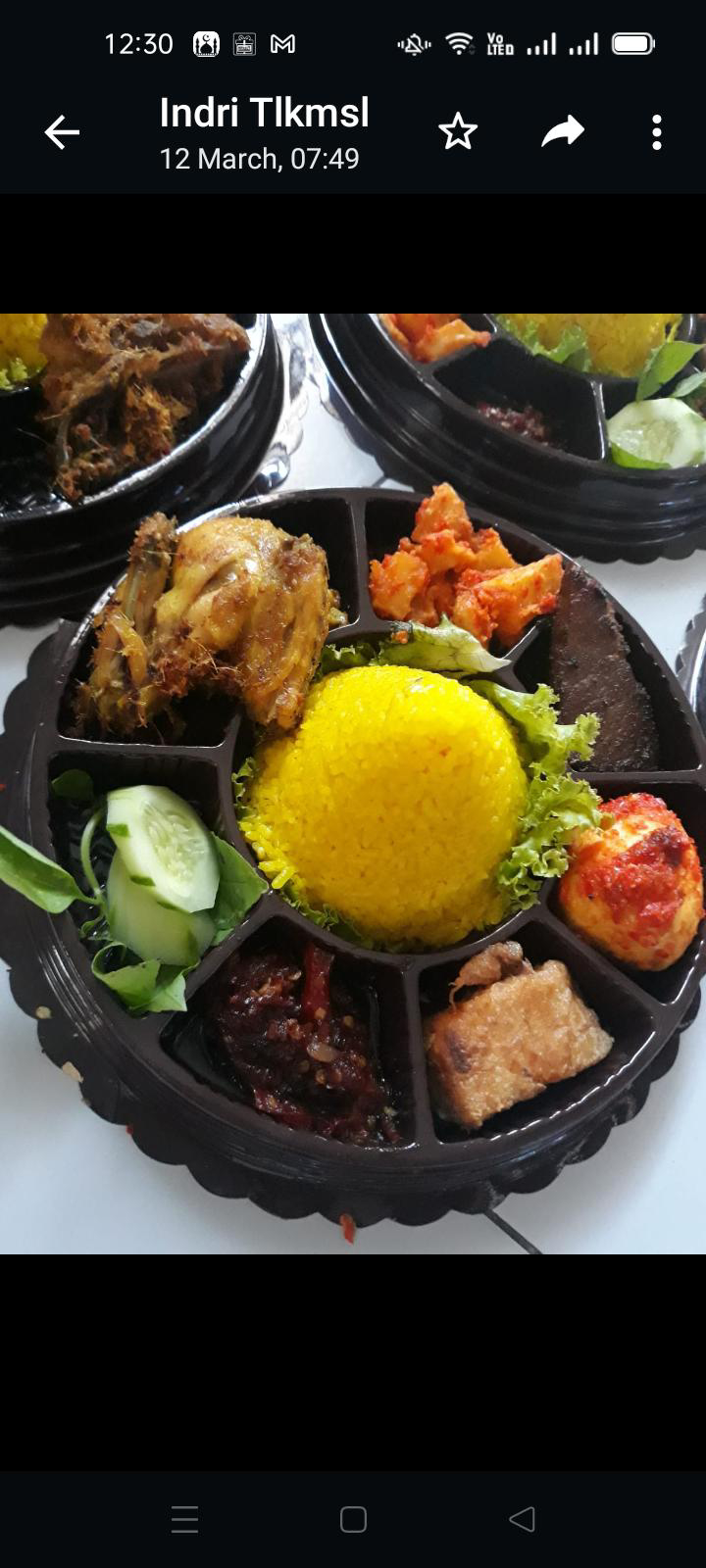 nasi tumpeng mini Indi catering1