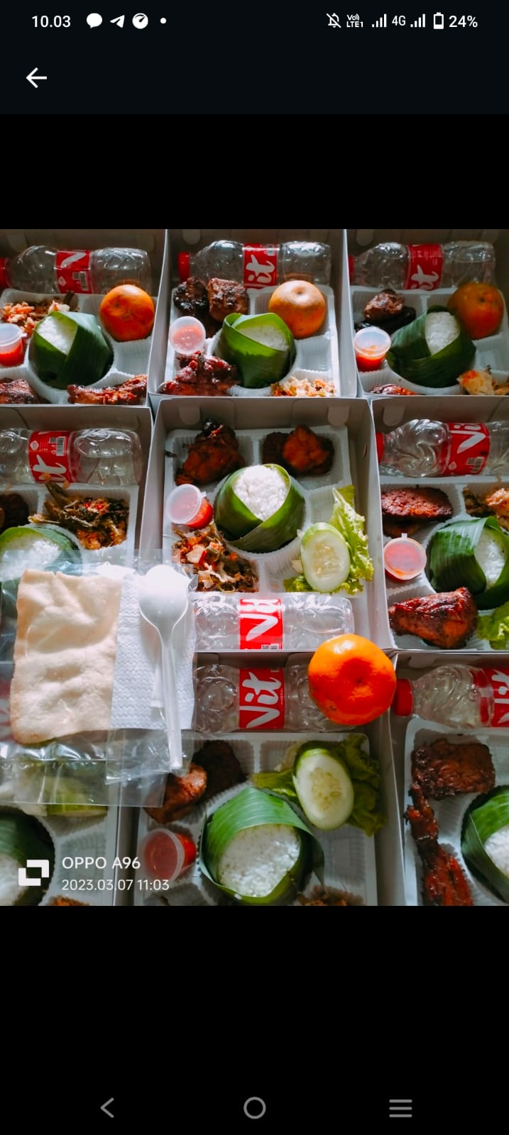 paket komplit nasi box dan snack box