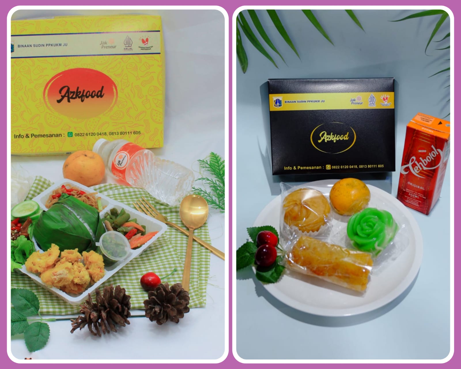 Paket Komplit Snack dan Nasi