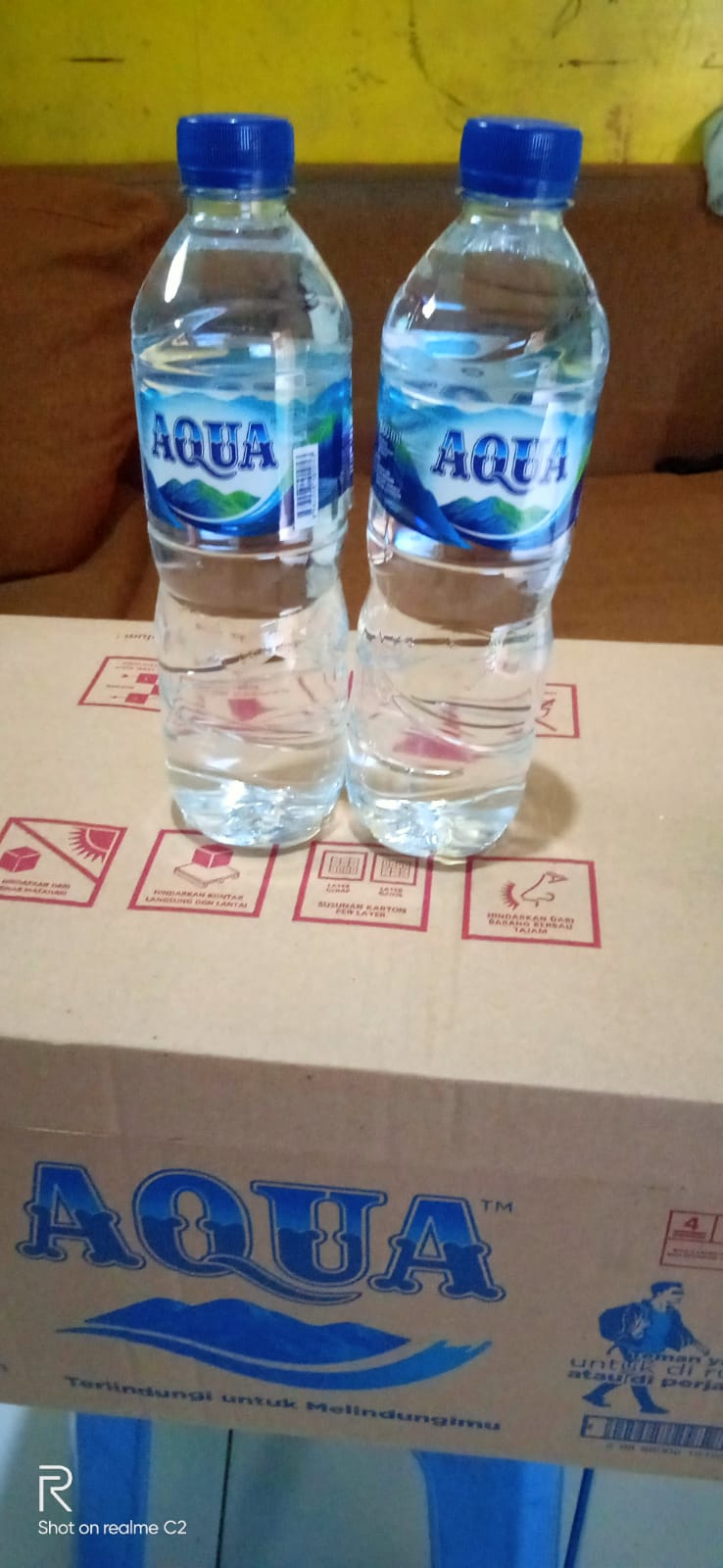 Air Mineral Botol Aqua 600 mL