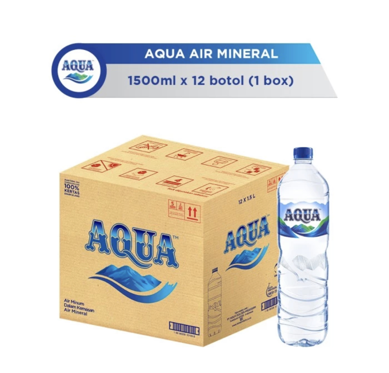 Aqua Kemasan 1.5 Liter
