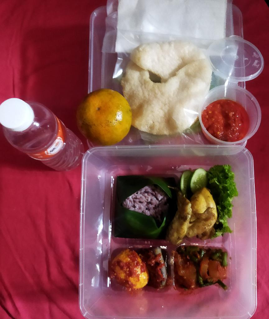 Nasi box beras organik paket B1