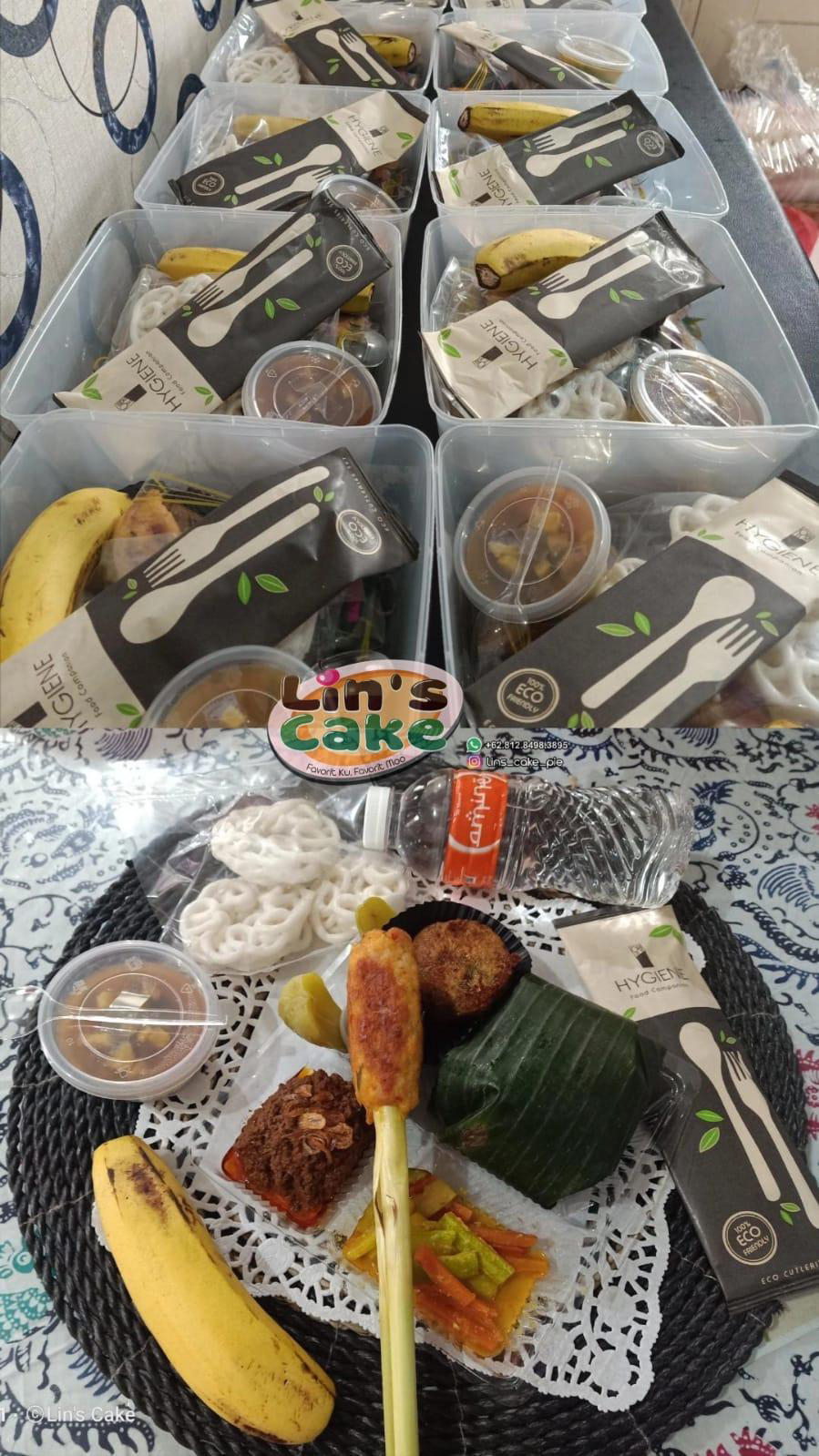 Paket Lunch Box Nasi Rendang | Lin's Cake2