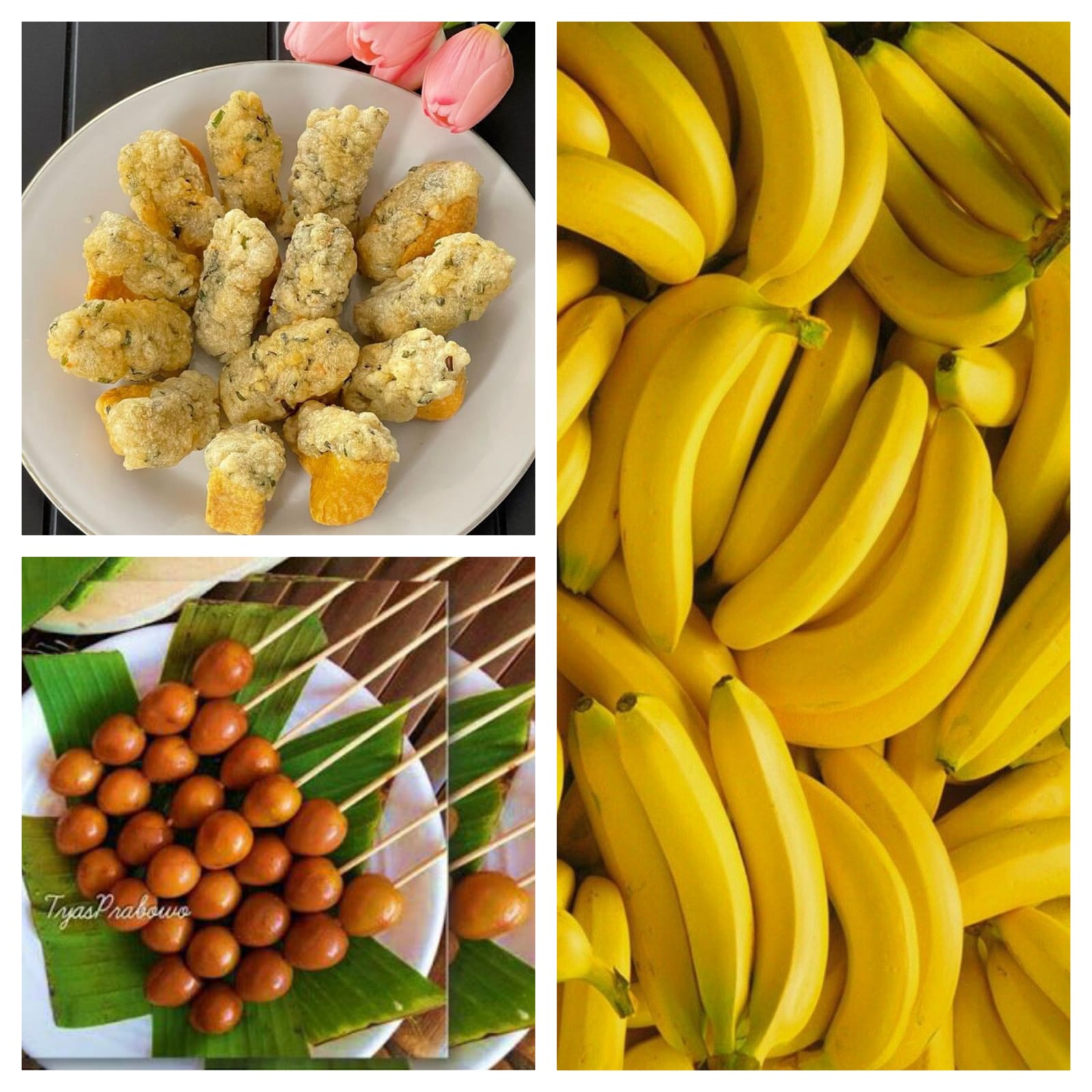 Scutel Tahu Sayuran, Sate Telor Puyuh dan Pisang
