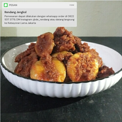 Rendang Jengkol 'de_rendang' 1000gr