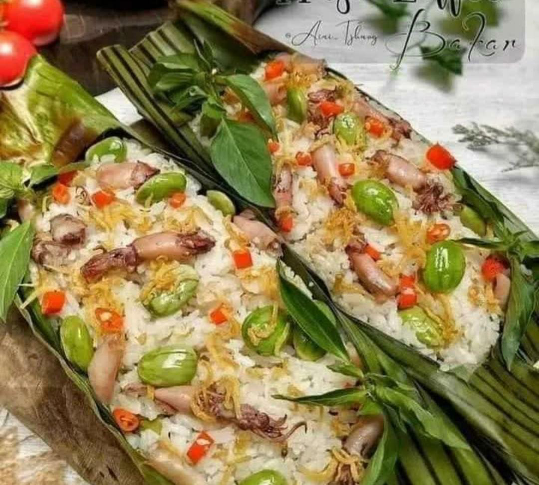 Nasi bakar Cumi1