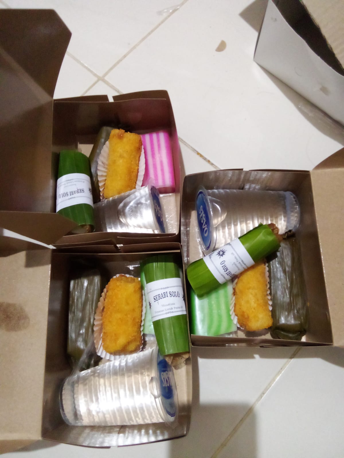 Contoh isi Snack box 3