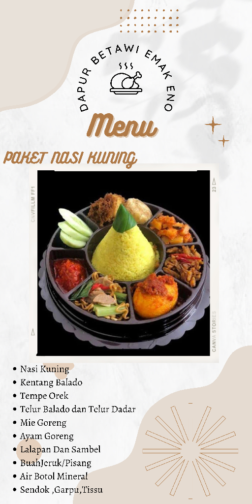 Nasi kuning Box Mak Eno1
