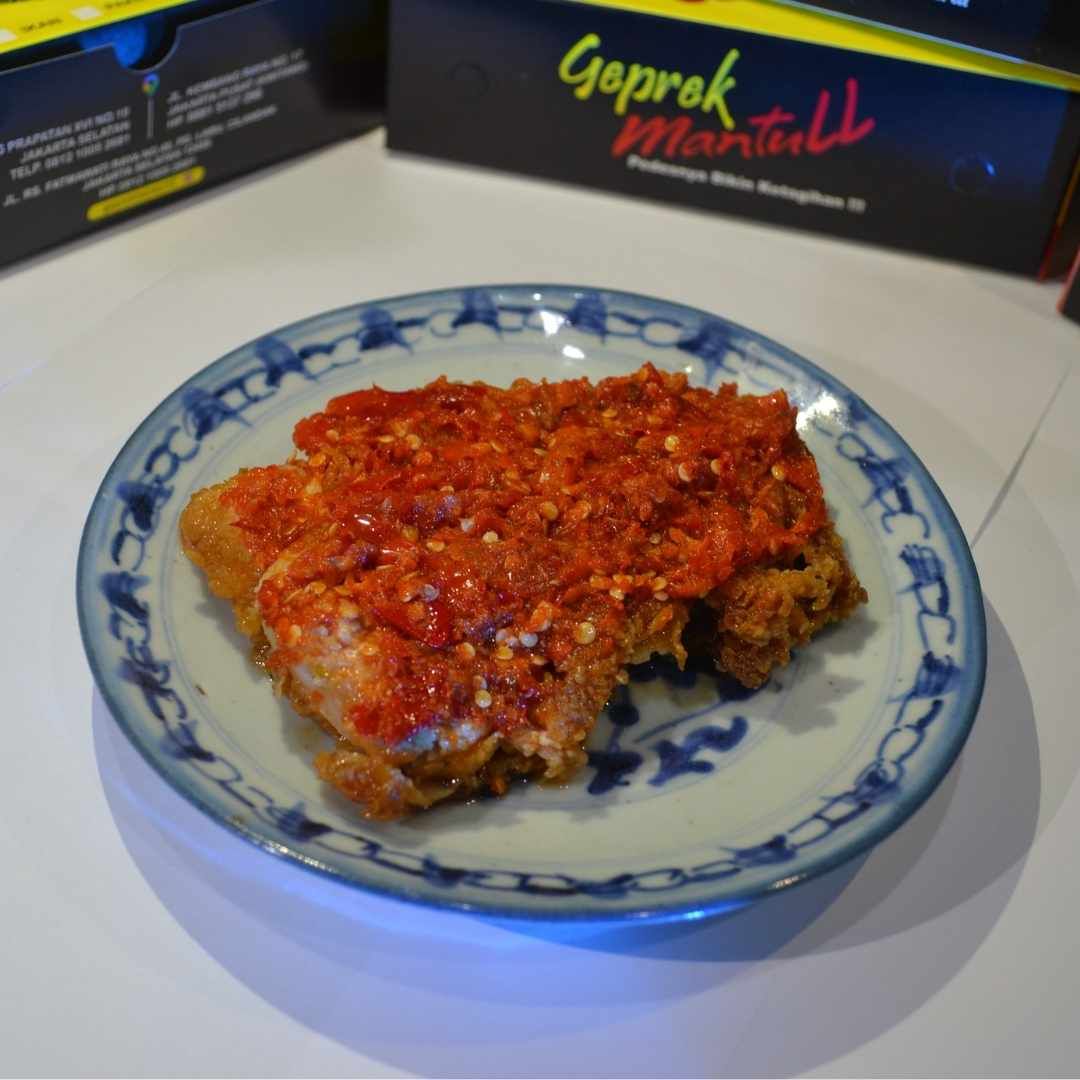 ayam geprek cabe merah