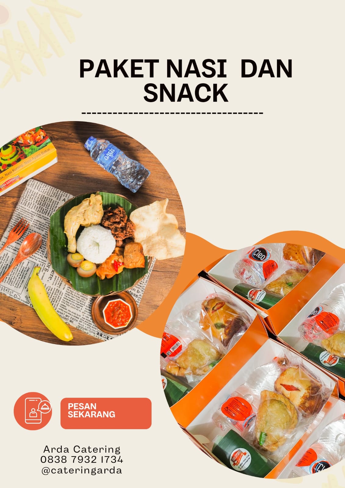 PAKET NASI DAN SNACK BOX