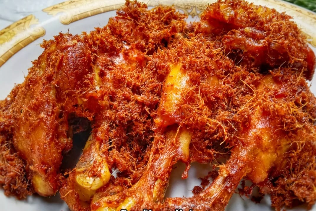 ayam goreng serundeng lengkuas