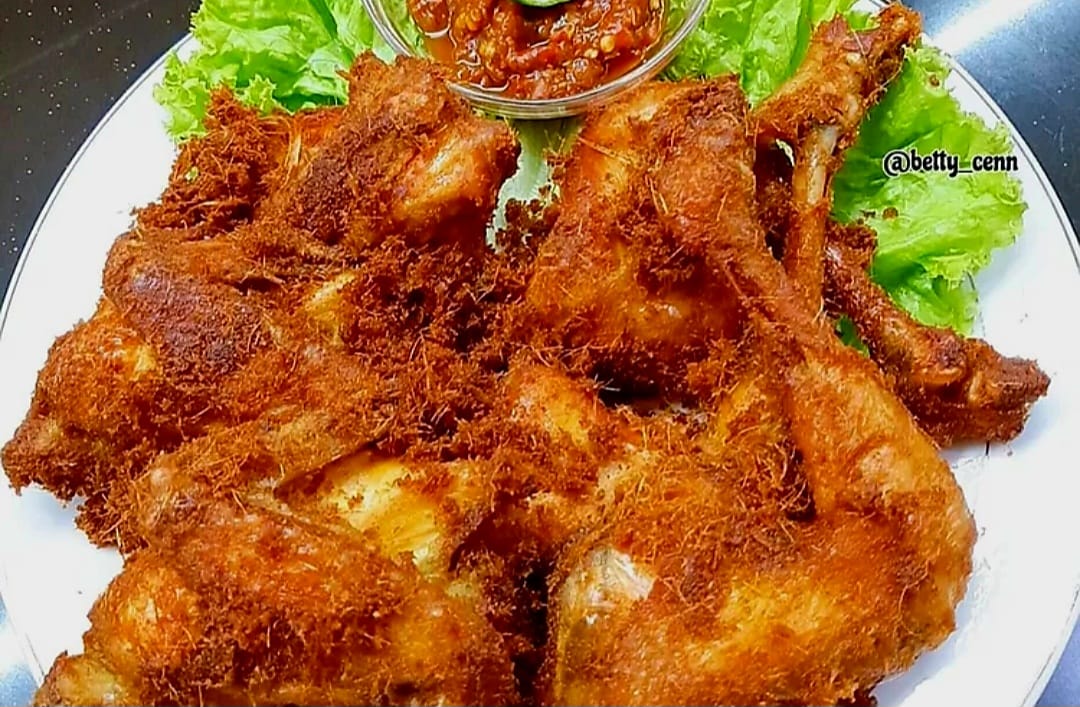 ayam goreng serundeng lengkuas