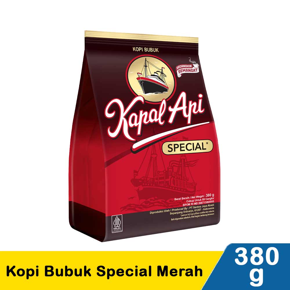 Kopi Hitam Kemasan 380g