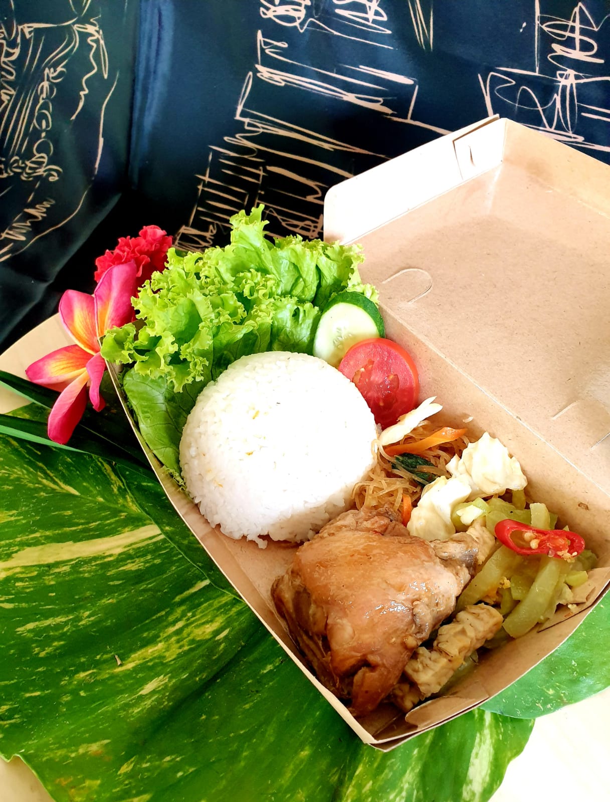 NASI CAMPUR AYAM KECAP