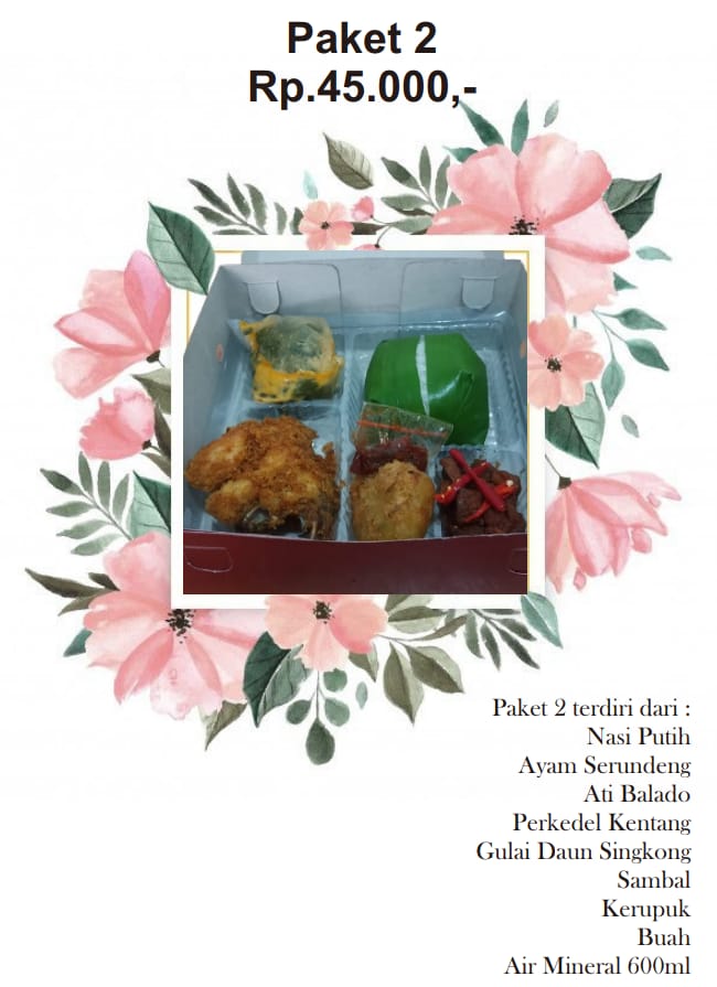Nasi Box Ayam Serundeng